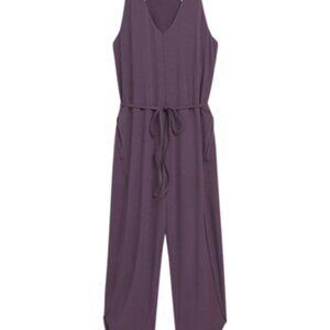 Athleta Flow with it romper purple